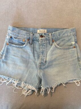 Madewell Light Blue Relaxed Denim Shorts